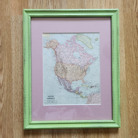 Other - North America Framed Map